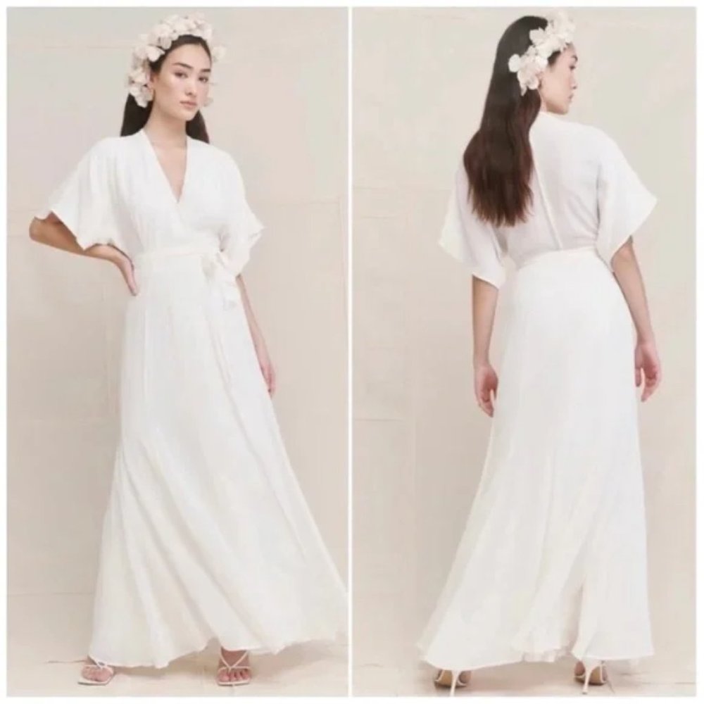 NWT Reformation Winslow Dress in Ivory Size S